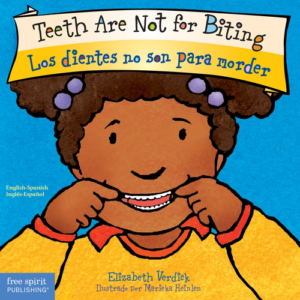Teeth Are Not for Biting (board book) bilingual preview