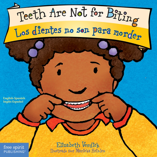 Teeth Are Not for Biting (board book) bilingual preview