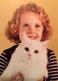 Young Elizabeth with cat (2)