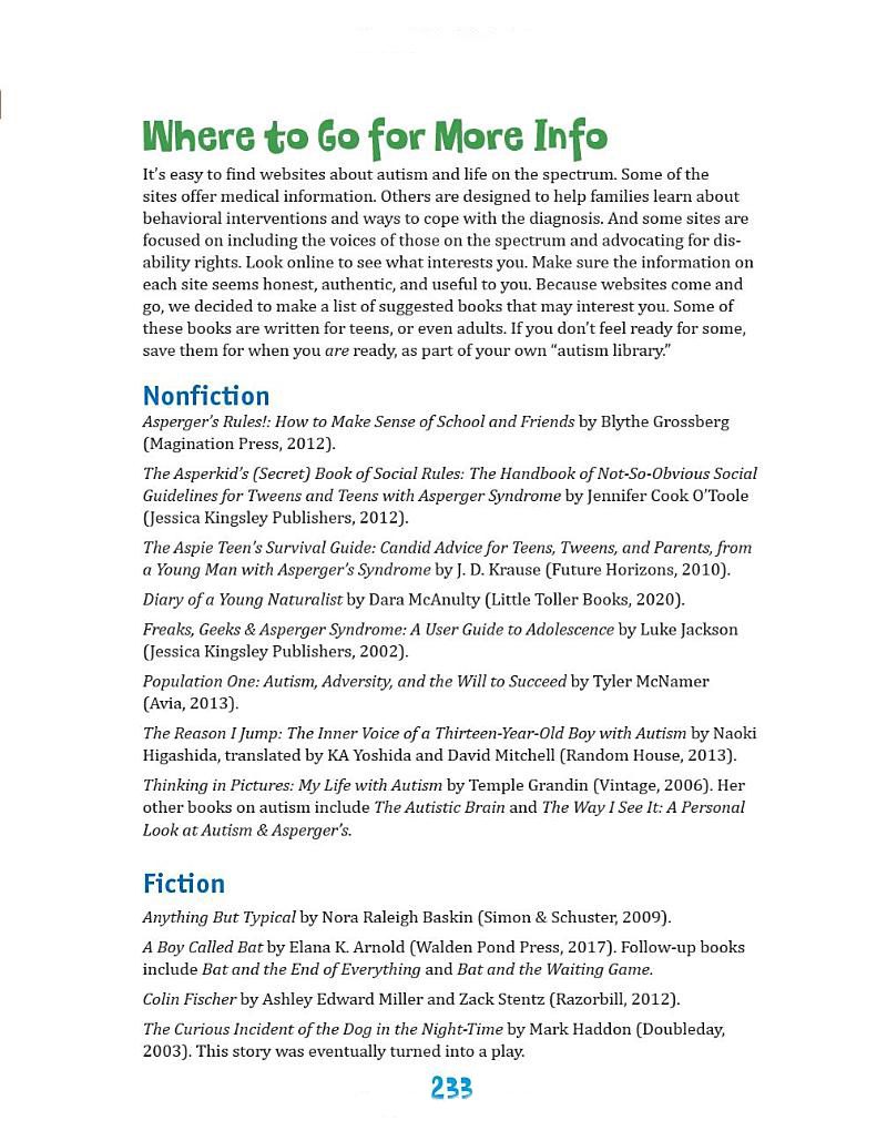 Survival Guide for Kids with Autism and Their Parents 51