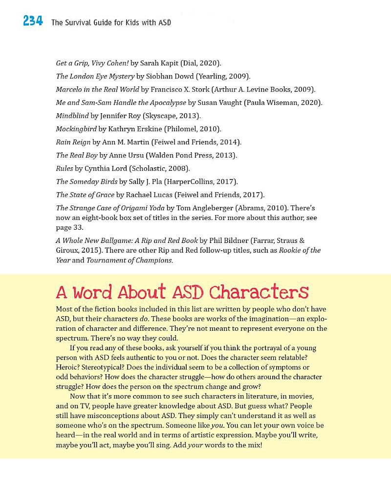 Survival Guide for Kids with Autism and Their Parents 52