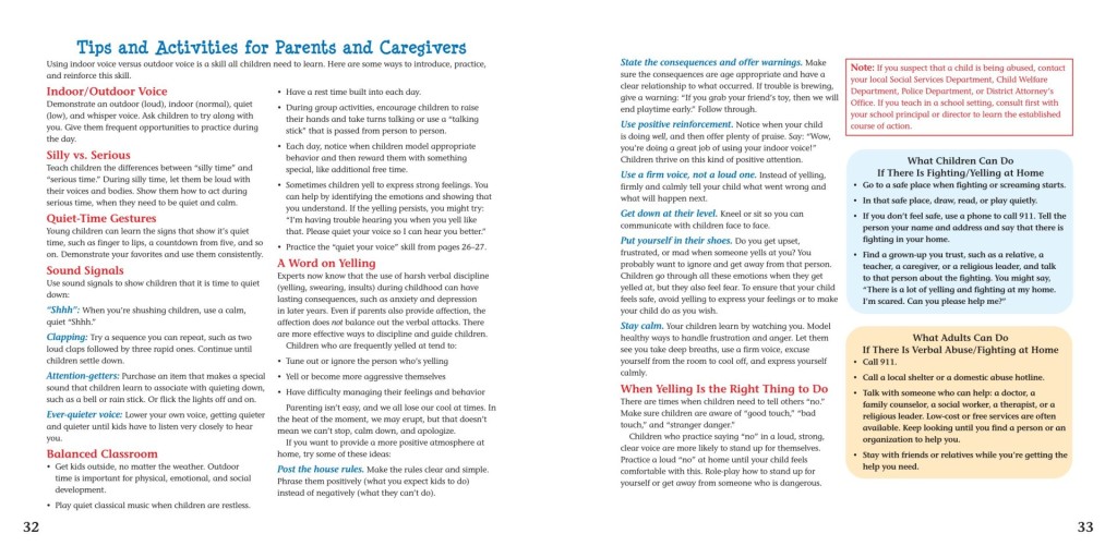 Voices Are Not for Yelling