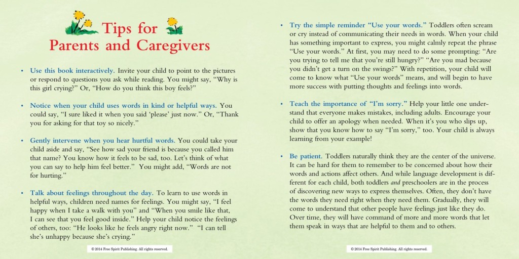 Words Are Not for Hurting